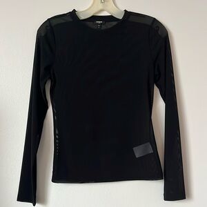 Mesh Black Express Top